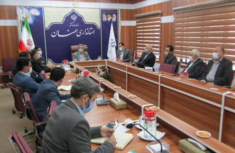 جلسه کمیته اقتصادی در استانداری سمنان